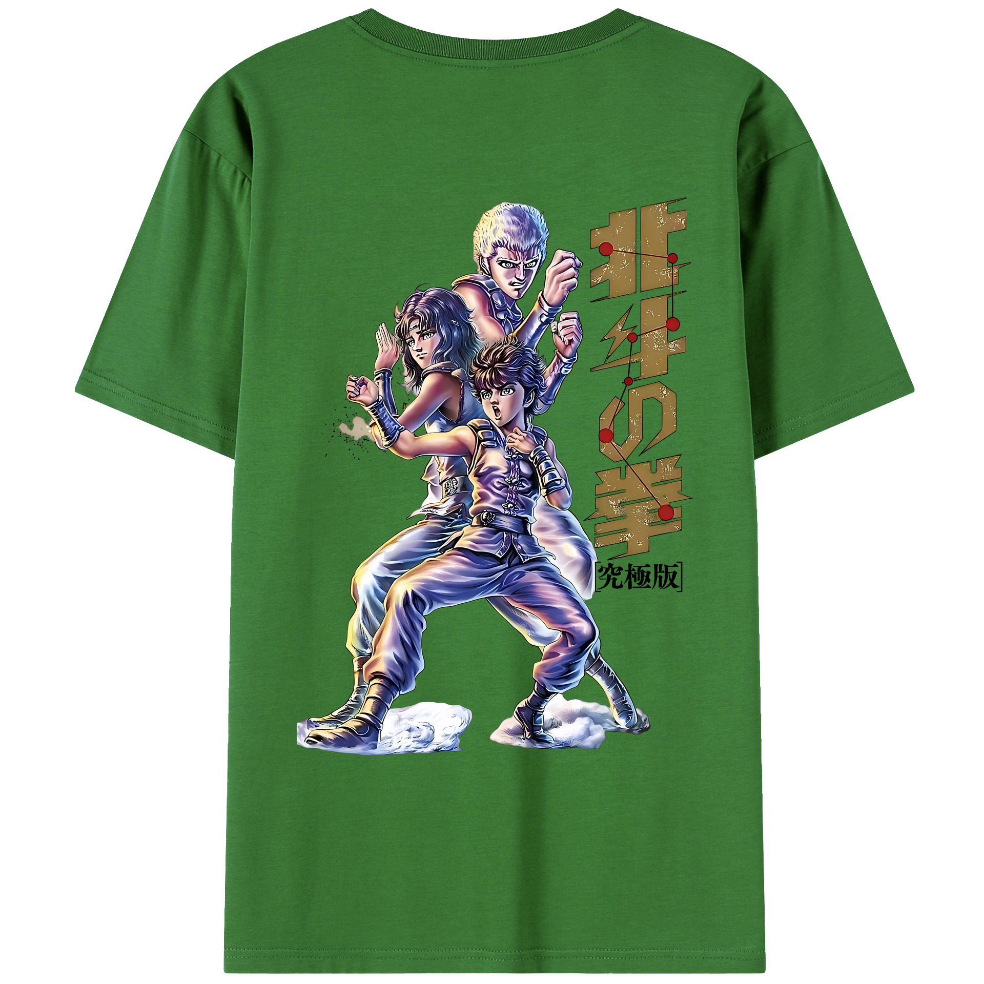 （画像用） 北斗の拳 Fist of the North Star レディース半袖Tシャツ(バックプリント)